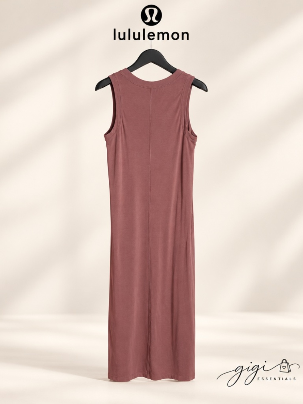 Lululemon Dusty Rose Sleeveless Midi Dress Size 6